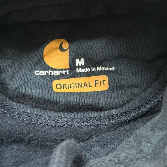 Carhartt Men's Black Hoodie - Picture 3 of 3